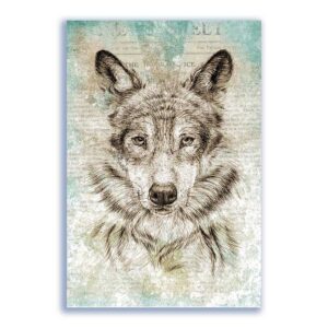 GF-ANIMALI-038. Papel de arroz de gran tamaño