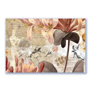 GF-FLORES-049. Papel de arroz de gran tamaño