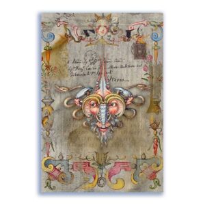 GF-GROTESCAS-013. Papel de arroz de gran tamaño