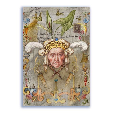 GF-GROTESCAS-016. Papel de arroz de gran tamaño