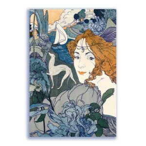 GF-ART NOUVEAU-012. Papel de arroz de gran tamaño
