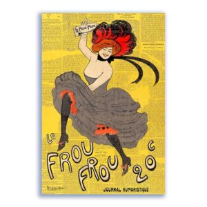 GF-ART NOUVEAU-017. Papel de arroz de gran tamaño