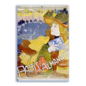 GF-ART NOUVEAU-018. Papel de arroz de gran tamaño