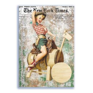 GF-PIN-UP-009. Papel de arroz de gran tamaño