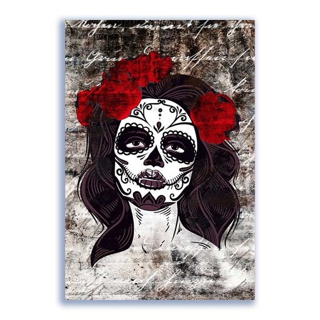 GF-CALAVERAS-019. Papel de arroz de gran tamaño