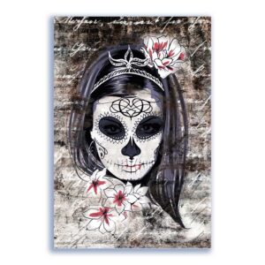 GF-CALAVERAS-020. Papel de arroz de gran tamaño