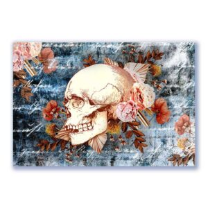 GF-CALAVERAS-021. Papel de arroz de gran tamaño