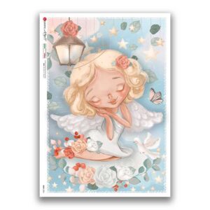 BABY-0094. Papel de Arroz niños para decoupage