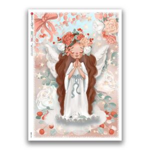 BABY-0096. Papel de Arroz niños para decoupage