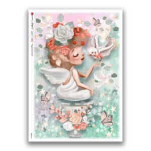 BABY-0097. Papel de Arroz niños para decoupage