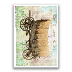 VEHICLES-0061. Papel de Arroz vehículos para decoupage.