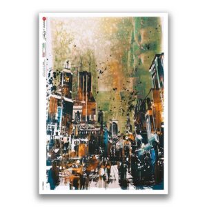VIEWS-0193. Papel de Arroz paisajes para decoupage.