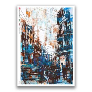 VIEWS-0194. Papel de Arroz paisajes para decoupage.