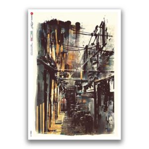 VIEWS-0195. Papel de Arroz paisajes para decoupage.