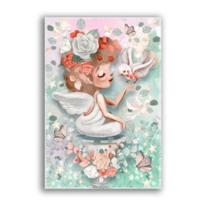 GF-BABY-008. Papel de arroz de gran tamaño