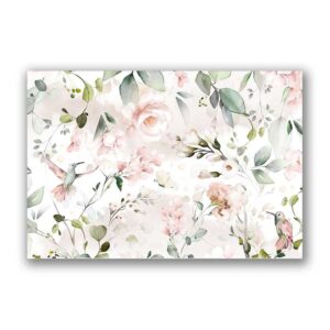 GF-FLORES-051. Papel de arroz de gran tamaño