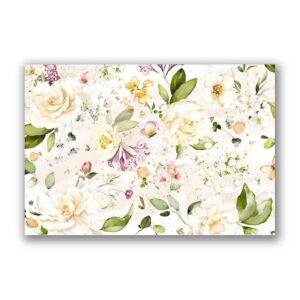 GF-FLORES-053. Papel de arroz de gran tamaño