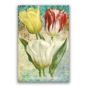 GF-FLORES-055. Papel de arroz de gran tamaño