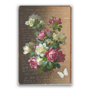 GF-FLORES-056. Papel de arroz de gran tamaño