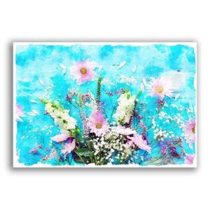 GF-FLORES-062. Papel de arroz de gran tamaño