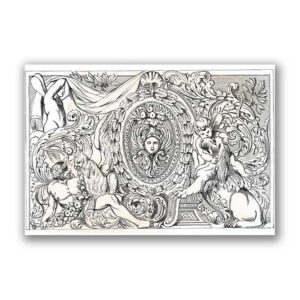 GF-GROTESCAS-018. Papel de arroz de gran tamaño