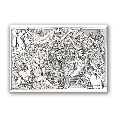 GF-GROTESCAS-018. Papel de arroz de gran tamaño