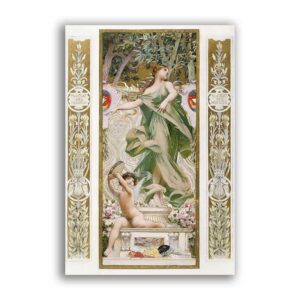GF-ART NOUVEAU-021. Papel de arroz de gran tamaño
