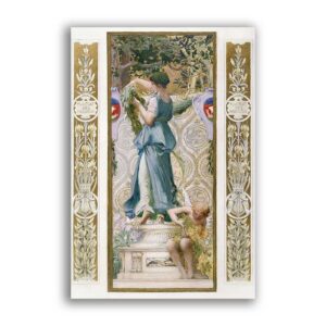 GF-ART NOUVEAU-022. Papel de arroz de gran tamaño