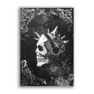 GF-CALAVERAS-023. Papel de arroz de gran tamaño