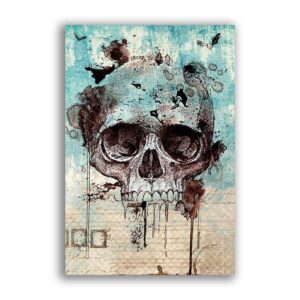 GF-CALAVERAS-024. Papel de arroz de gran tamaño
