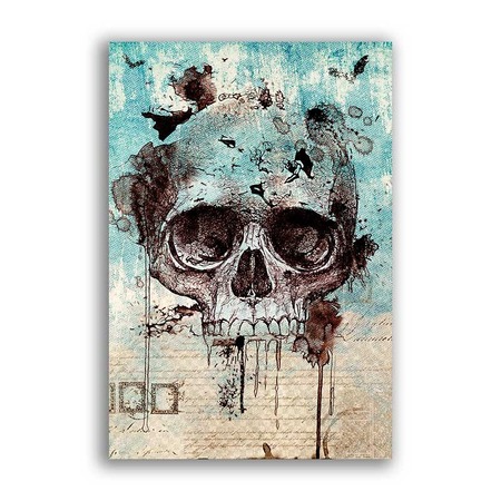 GF-CALAVERAS-024. Papel de arroz de gran tamaño