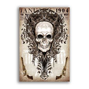 GF-CALAVERAS-025. Papel de arroz de gran tamaño