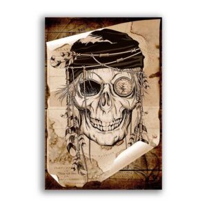 GF-CALAVERAS-026. Papel de arroz de gran tamaño