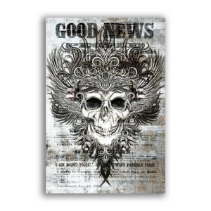 GF-CALAVERAS-027. Papel de arroz de gran tamaño