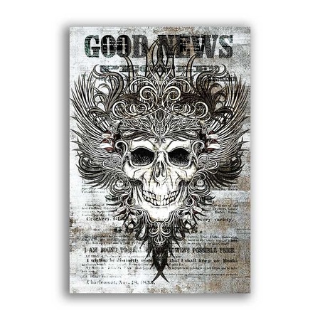 GF-CALAVERAS-027. Papel de arroz de gran tamaño