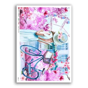 SCENE-0147. Papel de Arroz pictórico para decoupage.
