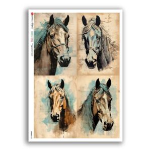 ANIMALS-0223. Papel de Arroz animales para decoupage.