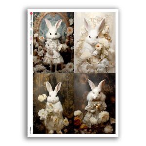 ANIMALS-0228. Papel de Arroz animales para decoupage.