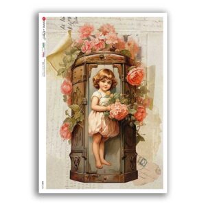 BABY-0104. Papel de Arroz niños para decoupage