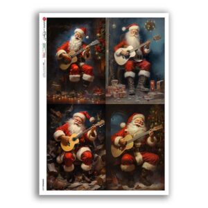 CHRISTMAS-0357. Papel de Arroz victoriano Navidad para decoupage.