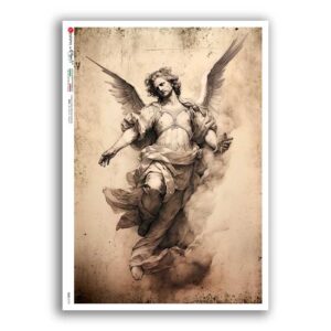 CULT-0173. Papel de Arroz sacras para decoupage.