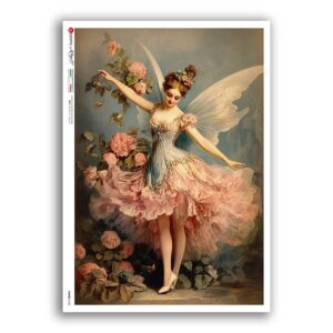 FAIRIES-0103. Papel de Arroz hadas para decoupage.