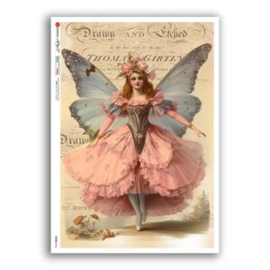FAIRIES-0105. Papel de Arroz hadas para decoupage.