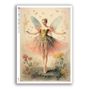 FAIRIES-0101. Papel de Arroz hadas para decoupage.