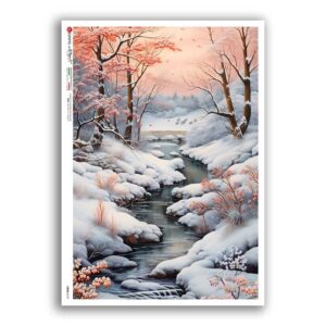 VIEWS-0197. Papel de Arroz paisajes para decoupage.