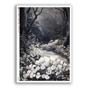 VIEWS-0202. Papel de Arroz paisajes para decoupage.