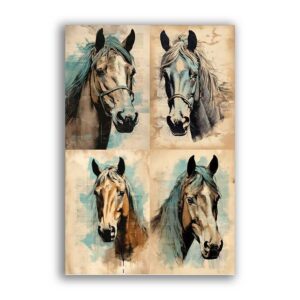 GF-ANIMALS-065. Papel de arroz de gran tamaño