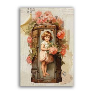 GF-BABY-015. Papel de arroz de gran tamaño