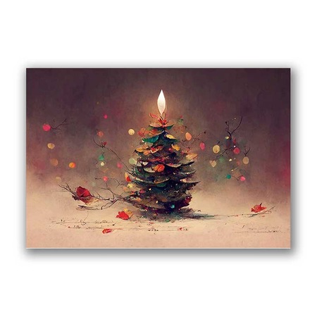 GF-NAVIDAD-001. Papel de arroz de gran tamaño