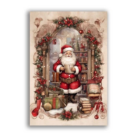 GF-NAVIDAD-007. Papel de arroz de gran tamaño